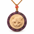 Custom Pet Portrait Pendant Necklace
